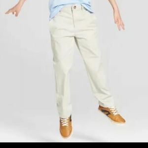 Khaki Lt Boy Stretch Uniform Chino Pants